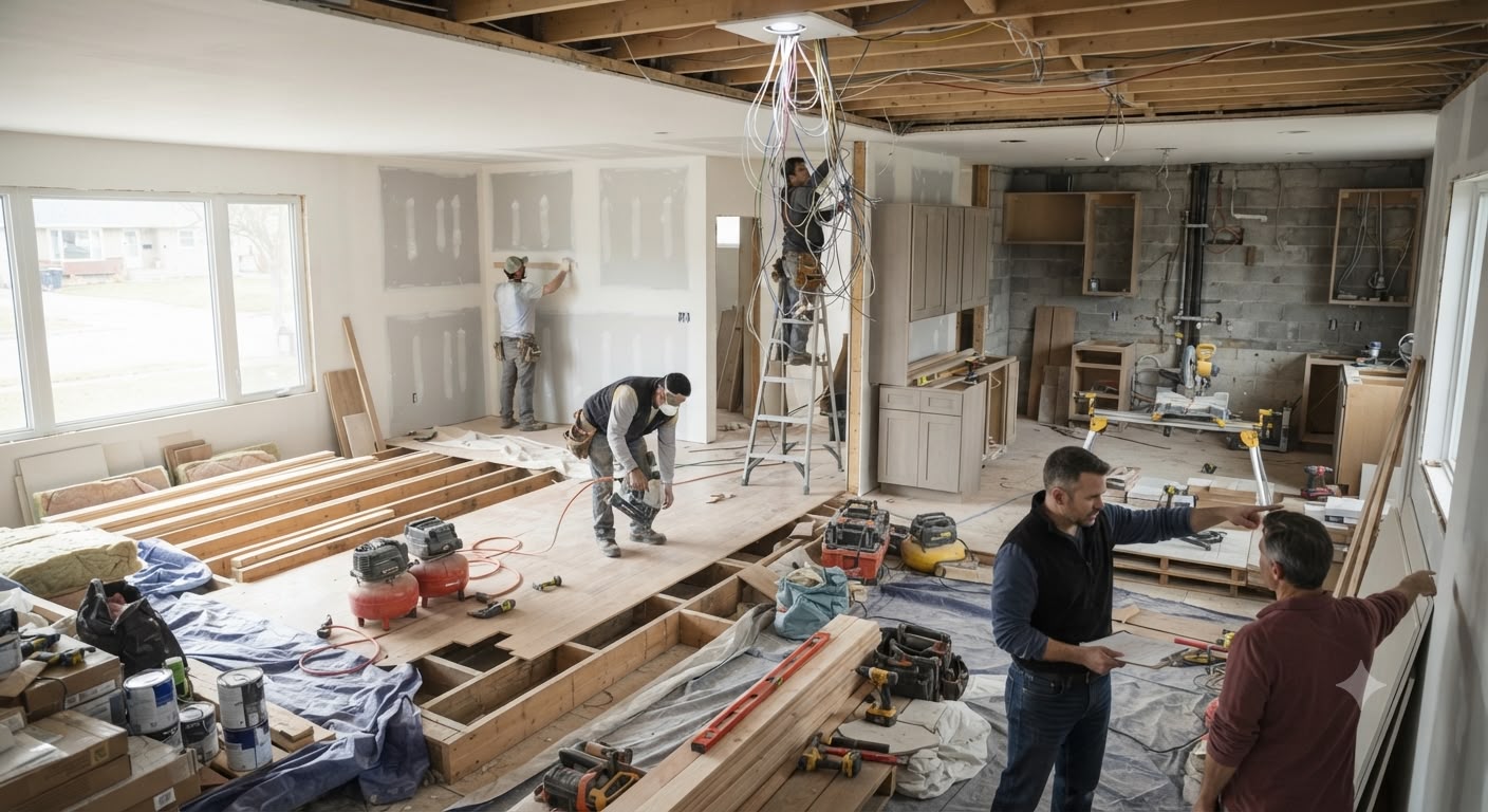 Complete interior renovation project