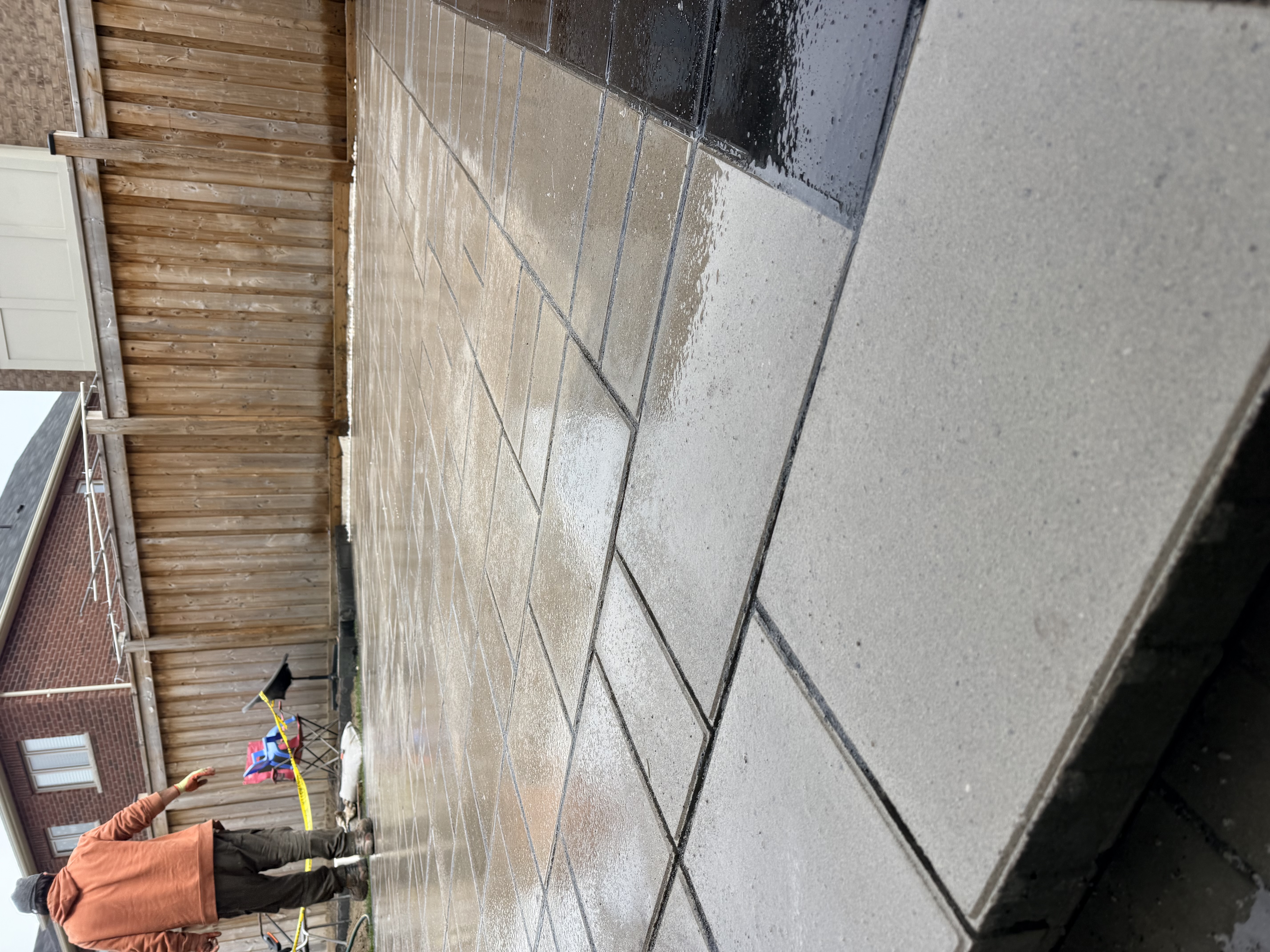 Backyard patio